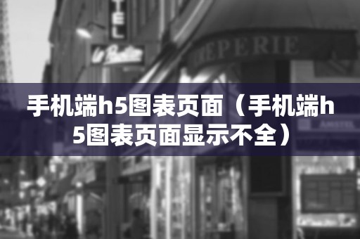 手机端h5图表页面（手机端h5图表页面显示不全）